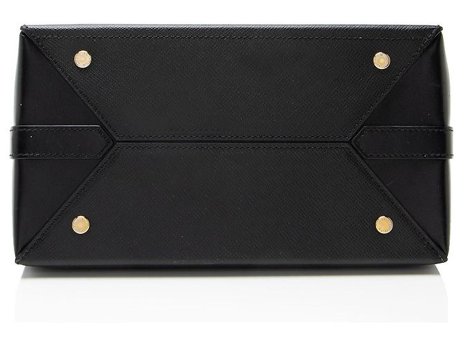Louis Vuitton Stadtstruktur aus Taiga-Leder mit Oberem Griff Schwarz - Ansicht 4