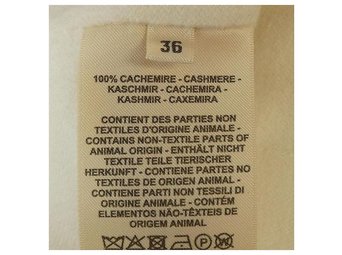 Giacca in cashmere Hermès 36 Bianco - vista 3