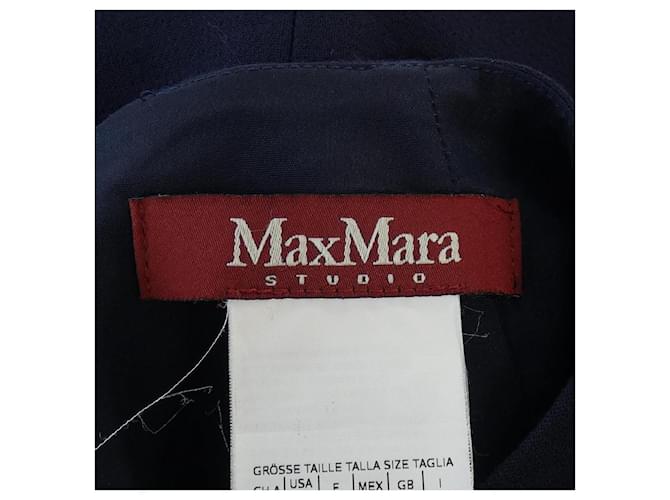Max Mara STUDIO Kleid Blau Marineblau - Ansicht 4