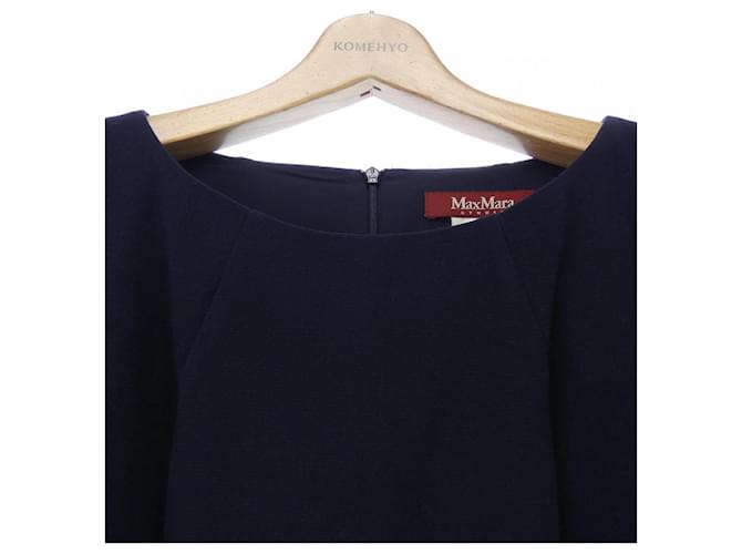 Max Mara STUDIO Kleid Blau Marineblau - Ansicht 5