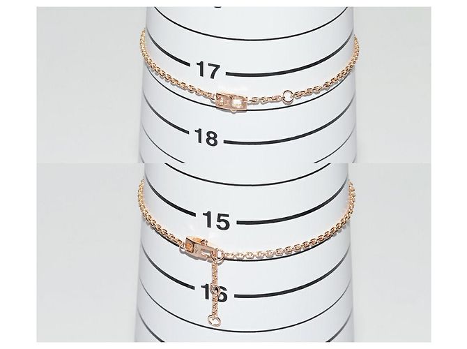 Bracciale in diamante Monogram K18PG Louis Vuitton Rosa - vista 2
