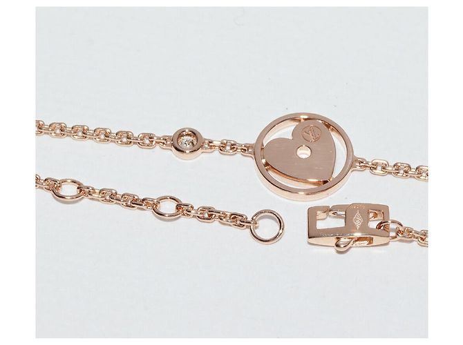 Bracciale in diamante Monogram K18PG Louis Vuitton Rosa - vista 4
