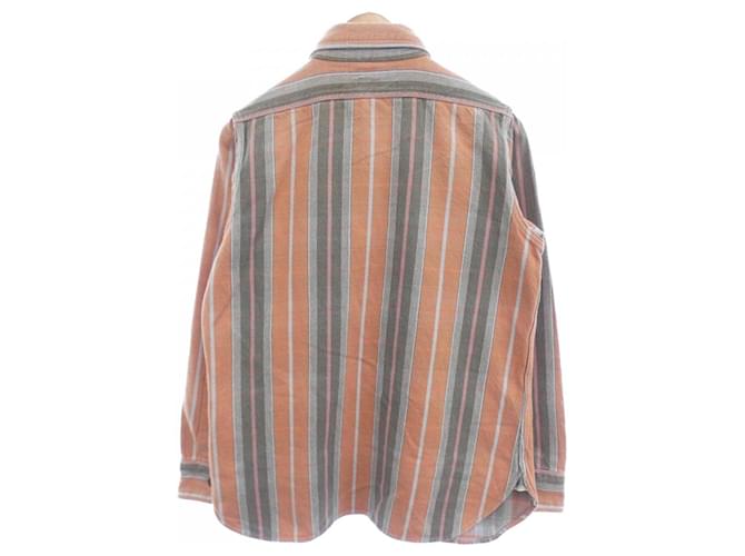 Autre Marque Camisa de algodón Warehouse Castaño Naranja - vista 2