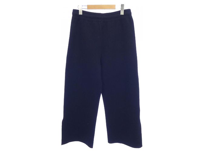 Chanel Kaschmirhosen Blau Marineblau - Ansicht 2