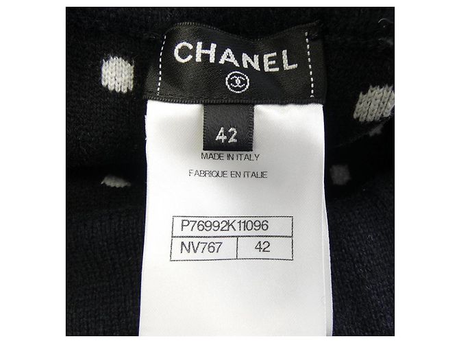 Chanel Kaschmirhosen Blau Marineblau - Ansicht 4