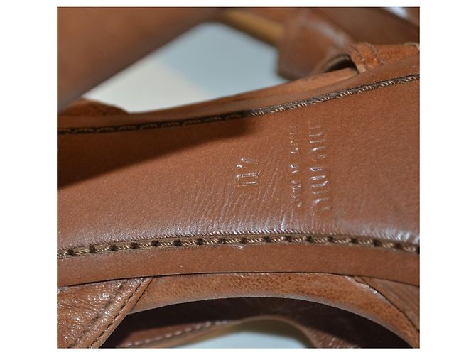 Sandali Miu Miu in pelle marrone taglia 40 - vista 5