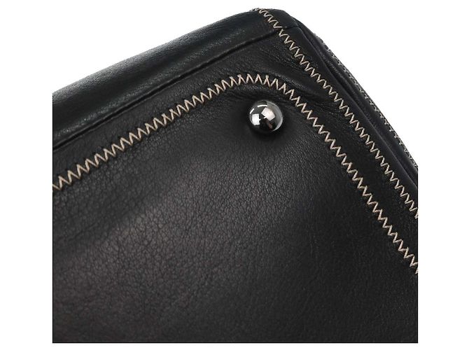 Chanel CC Bowler in pelle Nero - vista 7