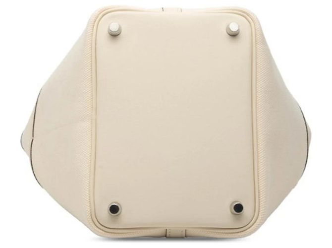 Bolso de mano Picotin Lock PM Cargo de Hermès Blanco - vista 3