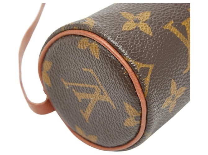 Set di borsa e pochette Mini Papillon Monogram Louis Vuitton Marrone - vista 5