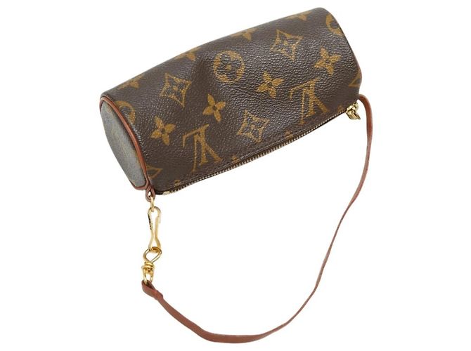 Set di borsa e pochette Mini Papillon Monogram Louis Vuitton Marrone - vista 6