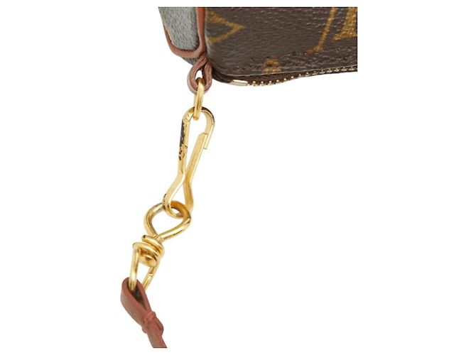 Set di borsa e pochette Mini Papillon Monogram Louis Vuitton Marrone - vista 7