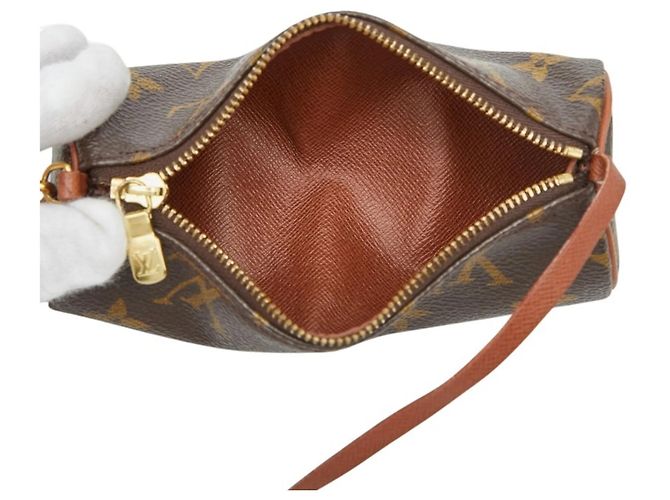 Set di borsa e pochette Mini Papillon Monogram Louis Vuitton Marrone - vista 8