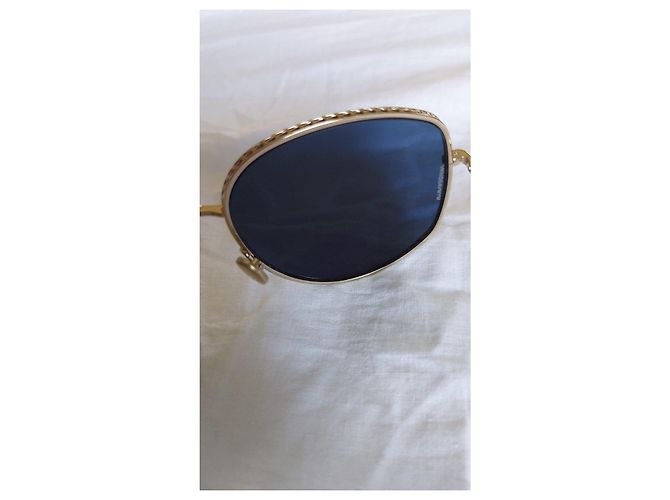 Occhiali Christian Dior DIORBYDIOR2 Blu Oro Acciaio D'oro - vista 4