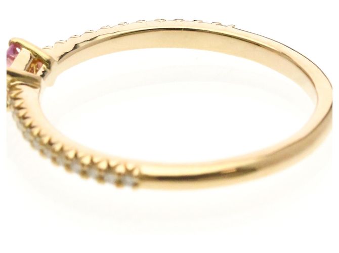 Tiffany & Co Tiffany Novo Horizon Ring mit rosa Saphir und Diamanten Golden - Ansicht 6