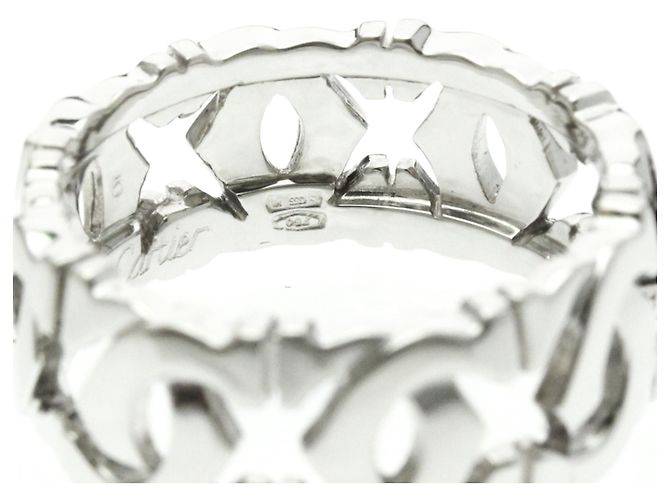 Cartier Entrelacé Ring aus 18K Weißgold Silber - Ansicht 8