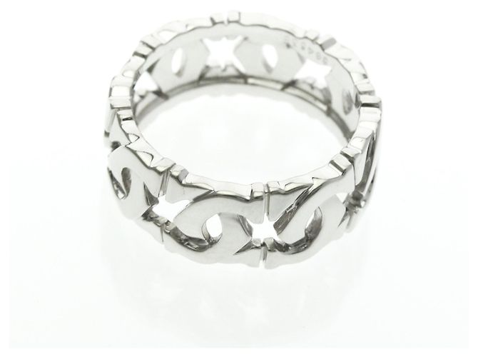 Cartier Entrelacé Ring aus 18K Weißgold Silber - Ansicht 9