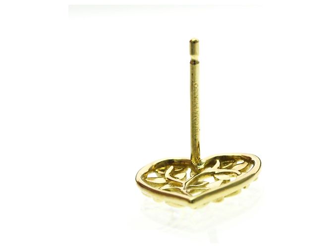 Tiffany & Co Tiffany Olivenblatt Herz Ohrringe Golden - Ansicht 7