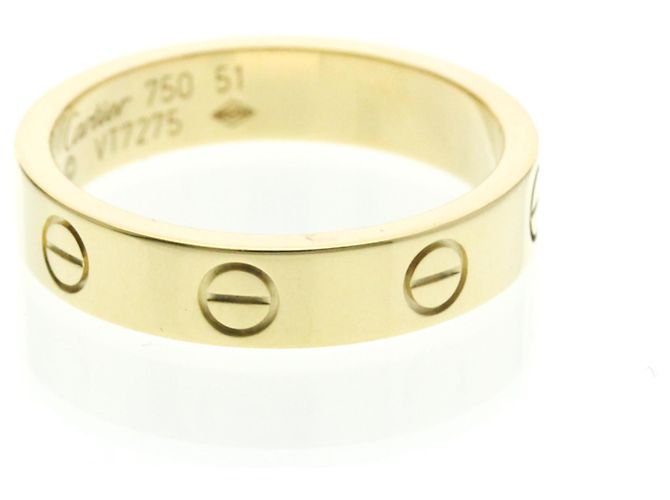 Cartier Mini Love Ring mit 1 Diamant Golden - Ansicht 2