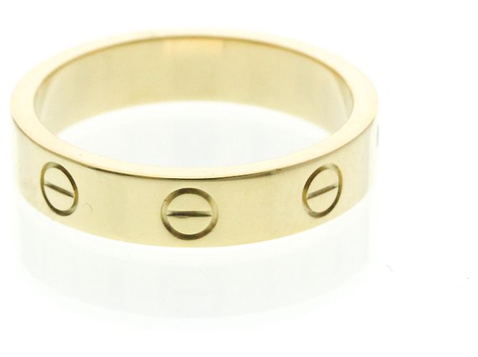 Cartier Mini Love Ring mit 1 Diamant Golden - Ansicht 4