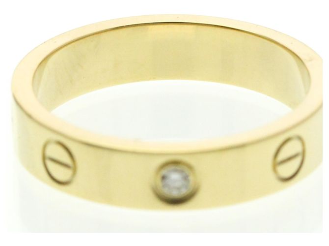 Cartier Mini Love Ring mit 1 Diamant Golden - Ansicht 5