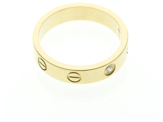 Cartier Mini Love Ring mit 1 Diamant Golden - Ansicht 9