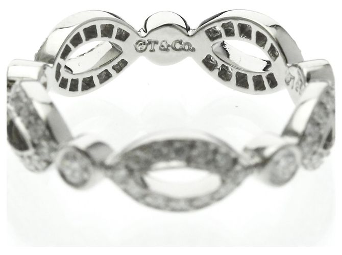 Tiffany & Co Tiffany Offene Marquise-Diamantring Silber - Ansicht 5