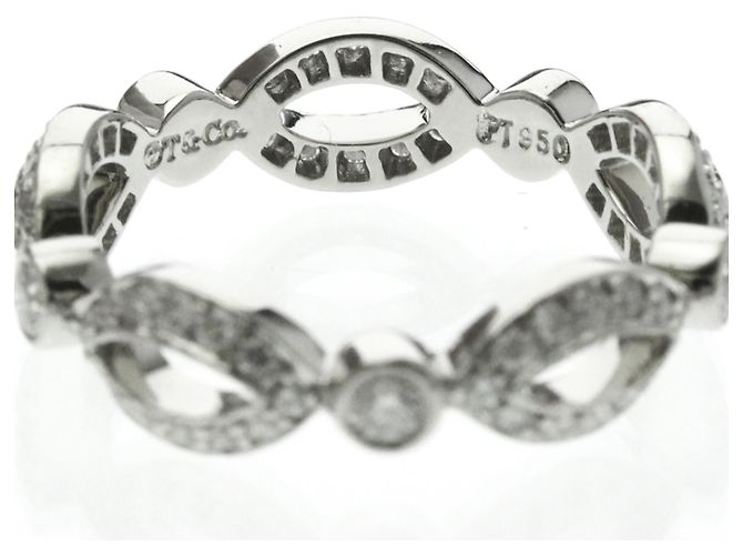 Tiffany & Co Tiffany Offene Marquise-Diamantring Silber - Ansicht 8