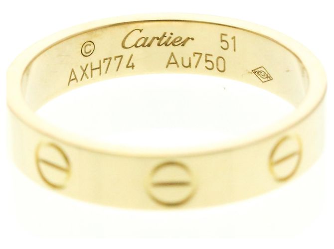 Anello Mini Love Cartier in Oro Giallo D'oro - vista 5