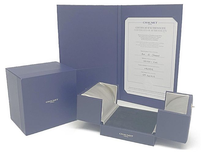 Chaumet Be My Love Honeycomb Band Ring Silvery - view 10