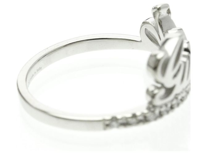 Anello in diamante con logo Gucci Argento - vista 8