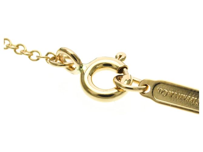 Tiffany & Co Tiffany Bow Halskette mit rosa Saphir Golden - Ansicht 10