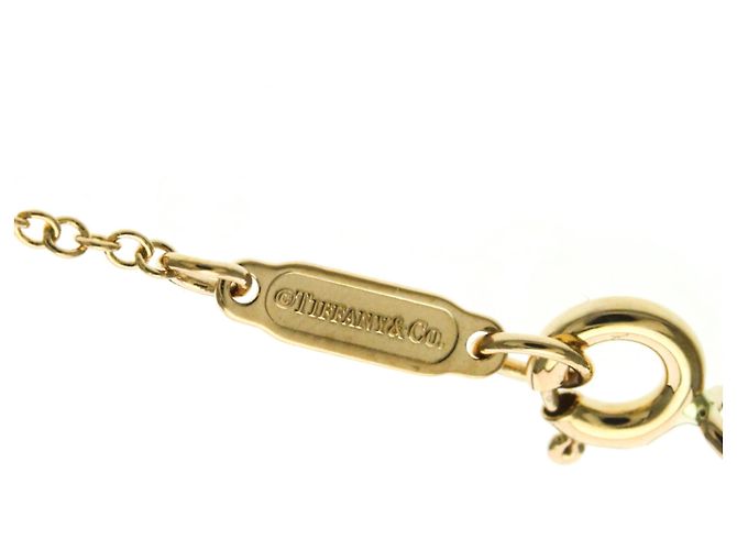 Tiffany & Co Tiffany Bow Halskette mit rosa Saphir Golden - Ansicht 9