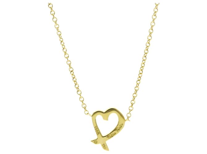 Tiffany & Co Collana Pendente Cuore Amante Tiffany D'oro - vista 2