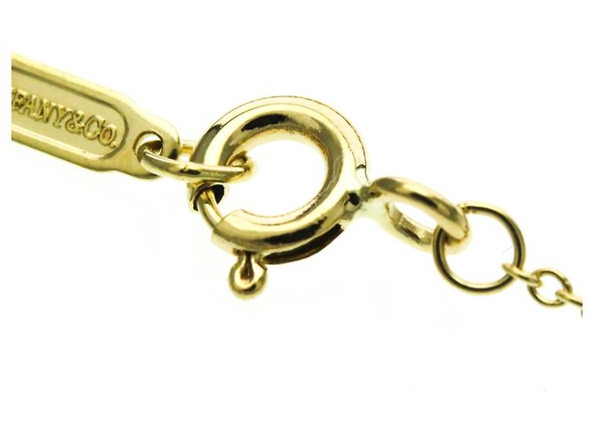Tiffany & Co Tiffany 18K Gelbgold Schmetterling Anhänger Halskette Golden - Ansicht 9