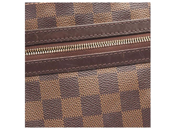 Borsa a Spalla Pochette Bosphore Louis Vuitton Marrone Damier ebene - vista 8