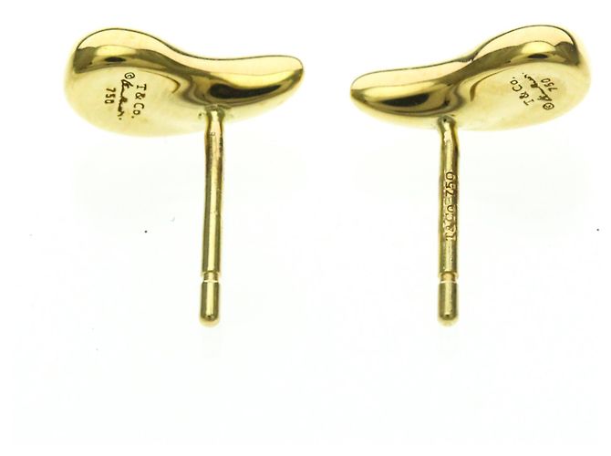 Tiffany & Co Tiffany Teardrop Stud Earrings in 18K Yellow Gold Golden - view 6