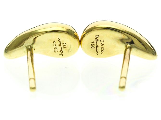 Tiffany & Co Tiffany Teardrop Stud Earrings in 18K Yellow Gold Golden - view 8