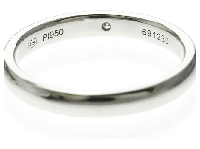 Bague de mariage en platine Harry Winston - vue 7