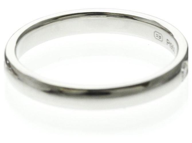 Bague de mariage en platine Harry Winston - vue 8