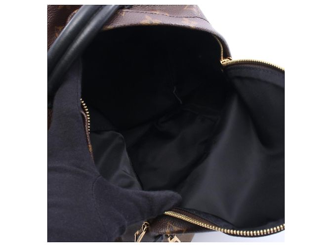 Zaino Palm Springs PM Louis Vuitton Marrone Monogramma - vista 3