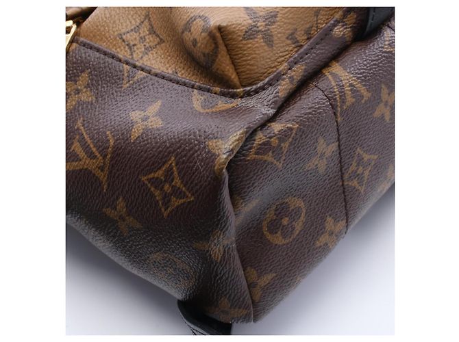 Zaino Palm Springs PM Louis Vuitton Marrone Monogramma - vista 6