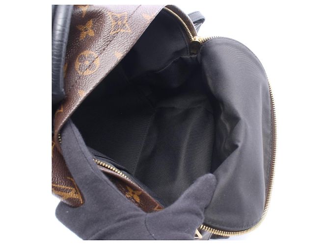 Zaino/borsa Palm Springs PM Monogram Louis Vuitton Marrone Nero Monogramma - vista 3