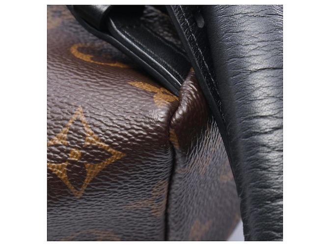 Zaino/borsa Palm Springs PM Monogram Louis Vuitton Marrone Nero Monogramma - vista 7