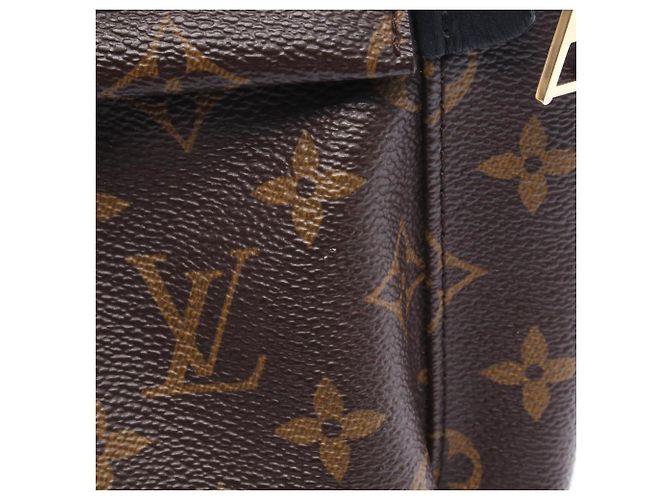 Zaino/borsa Palm Springs PM Monogram Louis Vuitton Marrone Nero Monogramma - vista 8