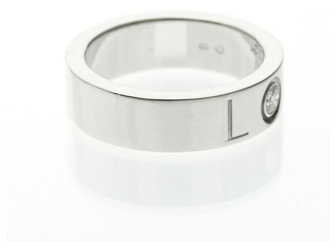 Cartier Love Ring Weihnachts-Sonderedition 1P Diamantring Silber - Ansicht 4
