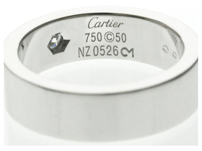 Cartier Love Ring Weihnachts-Sonderedition 1P Diamantring Silber - Ansicht 7