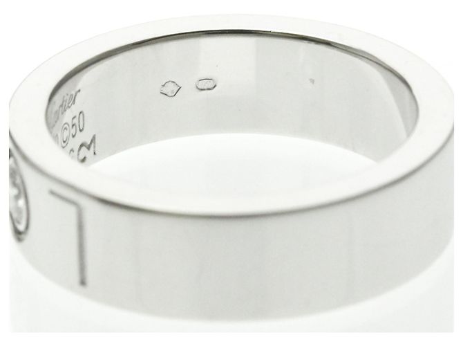 Cartier Love Ring Weihnachts-Sonderedition 1P Diamantring Silber - Ansicht 8