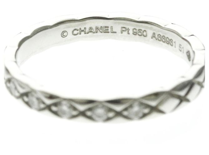 Chanel Coco Crush Ring Mini Modell 5P Diamant Silber - Ansicht 5