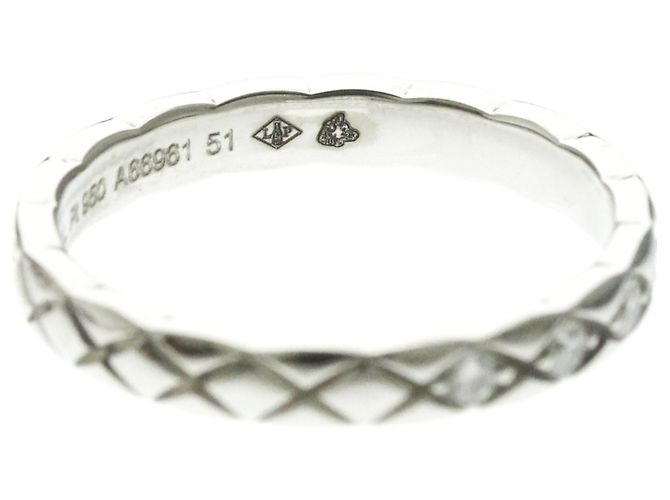 Chanel Coco Crush Ring Mini Modell 5P Diamant Silber - Ansicht 6