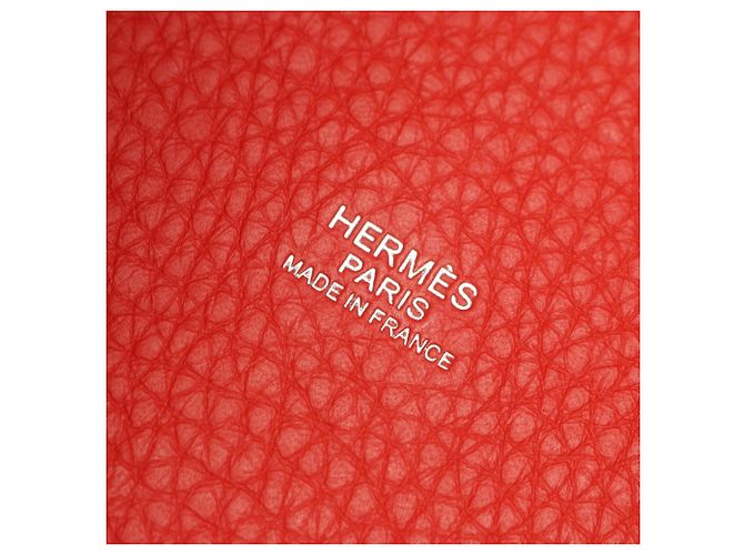 Hermès Picotin Lock PM Handtasche Rot - Ansicht 4